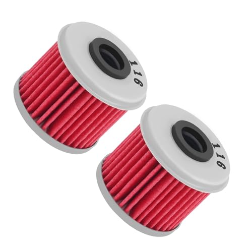 Filtro de aceite de moto Honda CRF 450R y CRF 250R, recambio de mantenimiento (2 piezas)