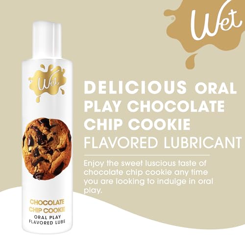 Image of Wet Chocolate Chip Cookie Edible Lube, Condom Safe, Sugar-Free, 9 fl oz