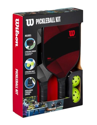 Wilson(�E�C���\��) �s�b�N���{�[�� �p�h�� ���P�b�g �s�b�N���{�[���L�b�g �p�h��2�{/�{�[��2���� Black WR195611U2