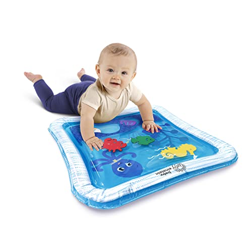 Baby Einstein, Opus's Ocean of Discovery Watermat, speelmat vulbaar met water, opblaasbare zijkanten, 6 zeedieren onder het oppervlak, vanaf de geboorte - Afbeelding 7