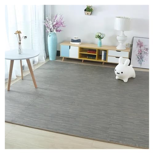 Esterilla Fitness Puzzle Alfombras suaves de madera entrelazadas for ejercicio de gateo, alfombra gruesa de espuma for niños, rompecabezas, juego de gimnasio, juguetes for chico s, alfombra for niños