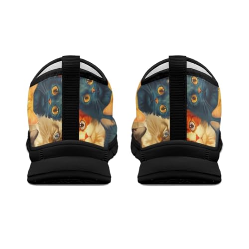 Image of Womens Slip On Walking Shoes Non Slip Loafer Breathable Holiday Travel Shoe Lightweight Casual Low Top Sneakers SizeUS 5.5-11.5