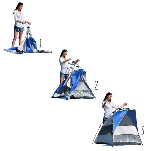 Lightspeed Quick Draw Sun Shelter (Blue/Silver) - Thumbnail 4