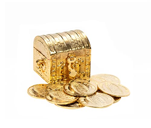 Wedding Unity Coins Decorative Magnetic Display Case - Classic Gold-Plated Ceremony Arras Set - Box Lady Of Guadalupe & Miniature Chest Box - Marriage Matrimoniales Boda -Wooden Box #TOP4