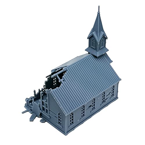 Structure paysage ferroviaire endommagée échelle Z 1:220 bâtiment miniature - 2