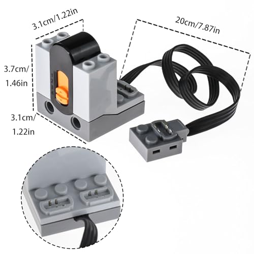 36 Pcs Power Functions Motor Set, Technical Parts Wide Compatibility - Image 6