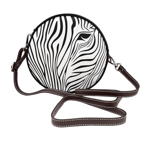 Sac à bandoulière rond chic en cuir végétalien pour sublimer vos tenues citadines