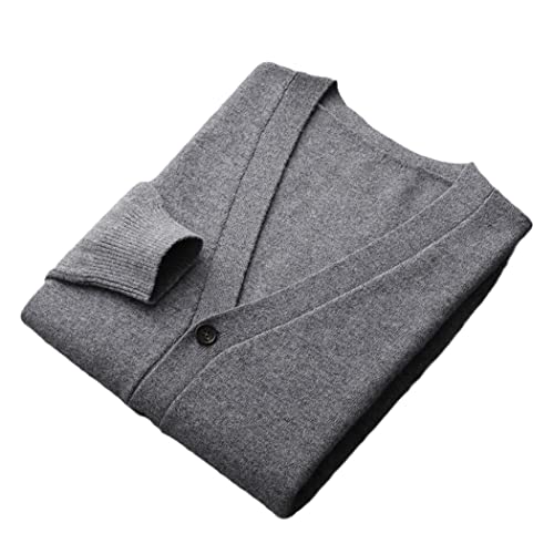 Cardigan en cachemire pour homme veste en laine douce contre le froid