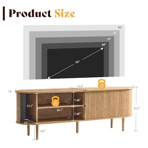Mid-Century Modern 70" TV Stand