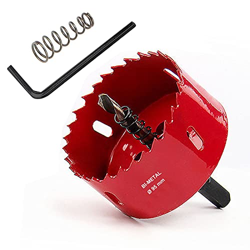 SagaSave 95mm HSS Bi-Metal Hole Saw with Corn Hole Drilling Cutter