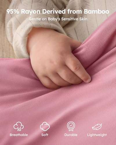 Image of Yoofoss Rayon Made from Bamboo Baby Sleep Sack 24-36 Months 1.0 Tog Baby Wearable Blanket, Super Soft Infant Toddler Sleeping Sack 2-Way Zipper