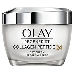 Olay Collagen Peptide24 Tagescreme parfümfreie Feuchtigkeitscreme mit Vitamin B3 und Kollagen-Peptiden für eine Starke…