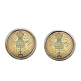 Material: Legierung Schneiderin Ohrring Schneiderpuppe Vintage Fashion Art Ohrring Nähen Print Ohrstecker