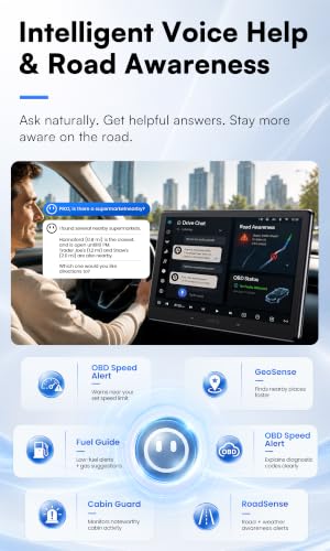 Image of ATOTOZONE X10 10 inch Single Din & Double Din Car Stereo, Floating Screen,8G+128G Android in-Dash Navi, AI Vision, Cloud SIM&4G LTE, 7.1.2 Ch Hi-Fi Audio, FLAC, Wireless Carplay&Android Auto, ADS Support