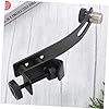 Toyvian Drum Mic Rim Mount Holder Adjustable Shockproof Metal Clamp Universal for Snare Tom Drums Musical Instruments Black #1