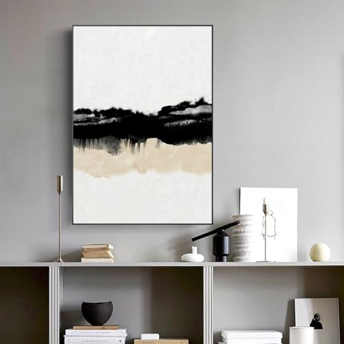 Toile murale paysage abstrait grand format pour habiller un mur blanc