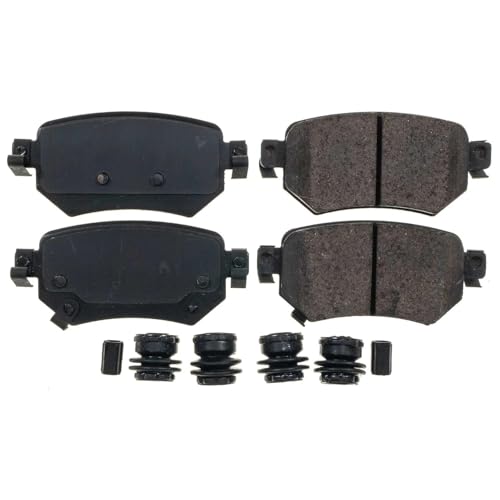Image of PowerStop Rear Brake Pads for Mazda 6 2016-21 - Z17 Ceramic Brake Pads with Installation Hardware, 17-1874