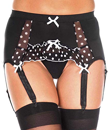 Image of ToBeInStyle Women's Lace Classic Elegant Sheer Garter Belt