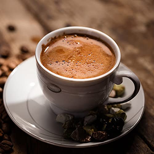 Turkish Dibek Coffee ,Dibek Kahvesi ,Ottoman Style Turkish Dibek Handmade Grounded Coffee ,Eight Flavors Together , Fresh Roasted, Non-Gmo Halal By Saray Kahve 200 Gr 7 Oz قهوة تركية ، قهوة ديبك ، قهوة عثمانية ، #TOP4