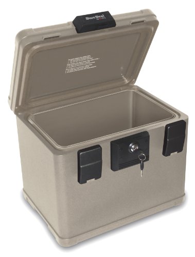 SureSeal by FireKing SS106 1/2 Hour Fireproof Waterproof Safe Chest, Holds Hanging Files, 0.6 CU FT Storage Capacity