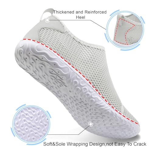 Image of Spesoul Womens and Mens Water Shoes Breathable Quick Dry Soft Barefoot Aqua Socks for Hiking Swim Beach Surf Yoga Sport