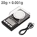 Produktbild Digitale Küchenwaage Precision 0 001G Digitale Karatwaage Elektronische   Schmuckwaage Laborgewicht Für Medizinische Zwecke Milligrammwaage Usb Powered -_ 20G_X_0.001G