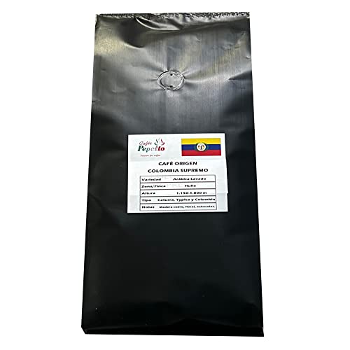 Café en grano origen Colombia Supremo Huila, 1 kg
