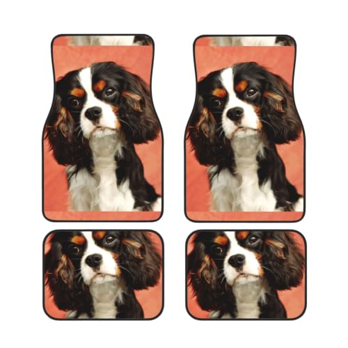 Alfombrillas de coche Shih Tzu juego de 4 piezas antideslizantes de neopreno