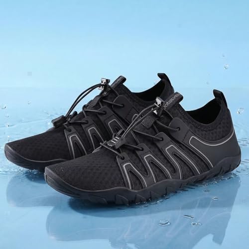 Image of WateLves Water Shoes Mens Womens Beach Swim Shoes Quick-Dry Aqua Socks Pool Shoes for Surf Yoga Water Aerobics