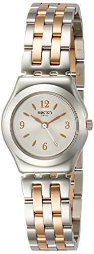 Preisvergleich Produktbild Swatch Damen Analog Quarz Uhr mit Edelstahl Armband YSS308G