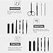 FIXBODY Gifts for Men, Manicure Sets, Nail Clippers for Men, Nail Kit with Nail Cutter and Nail File, Manicure Kits 10 Pieces with Fingernail Clippers and Toenail Clippers Gift Set for Men