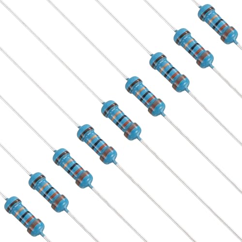 PATIKIL 33 Ohm Resistor, 120Pcs 1/4W(0.25Watt) Metal Film Fixed Resistor Kit 1% Tolerance Multiple Values of Resistance Optional for DIY Electronics Projects Computer TV Circuit Board