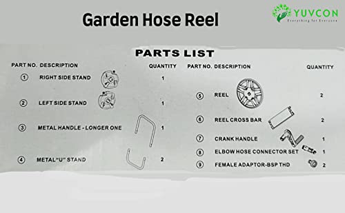 Image of Yuvcon Pipe Roller Hose Reel