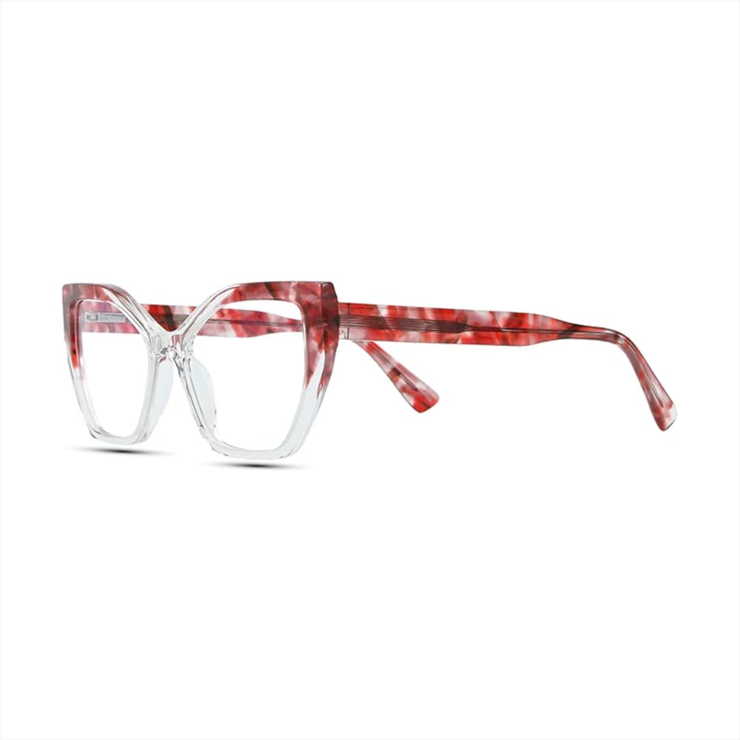 Okulary Modne Oprawki z Acetatu Damskie Retro Luksusowe