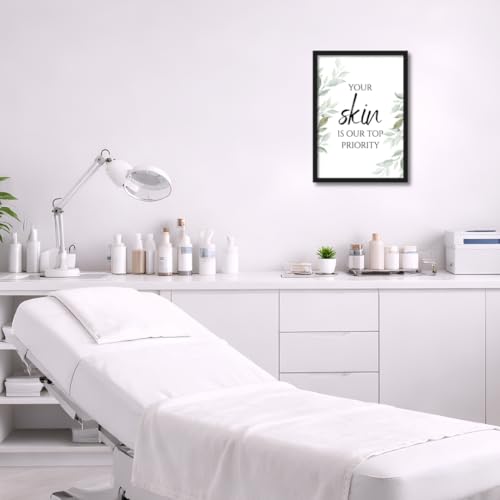 Image of ArtAction Skincare Quote Wall Frame Poster | Wall Decor for Clinic, Salon, Spa | A4 Size | Framed Beauty Quote Poster | Aesthetic Dermatology Decor Gift for Estheticians & Specialists