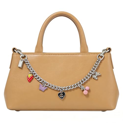 Image of Silver Cute Bag Charms Wallet Chain Keychains Gold Chain For Purse Purse Accessories For Handbags For women