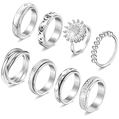 8pcs-Silver