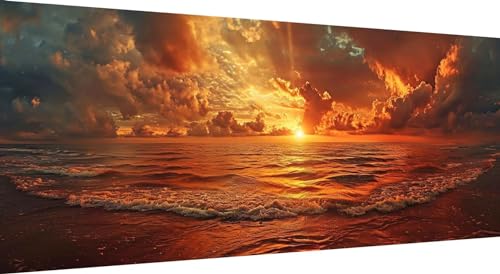 DIY 5D Peinture Diamant Paysage 250x100cm | Brisez l'Ennui avec un Grand Projet Loisirs Créatifs