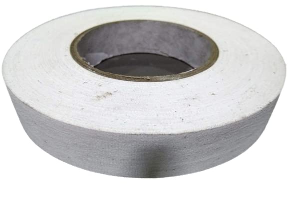 AIRIZ CRAFTSFY Cotton Fabric Based Adhesive Tape Single Sided 1 inch 30mtr Length First Aid Tape White Adhesive Cotton Tape roll Wide Strong Fabric roll Sports Equipment bandaging and Insulation 1pc 3