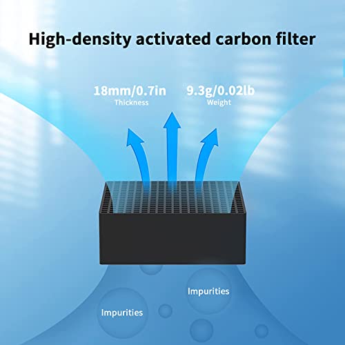 Fysetc 4Pcs Activated Carboon Charcoall Block Replacement Cube Block Ultra-Absorption For Elego Anycubiic Mini Air Purifier For Lcd/Dlp/Msla Resin 3D Printers Air Filter Parts Accessories #TOP6