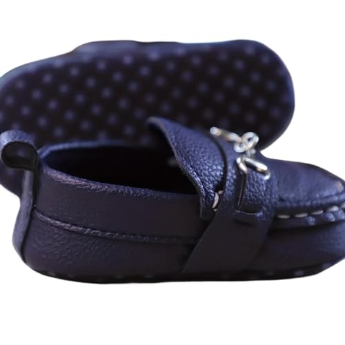 LOGOPLAY Casual Slip On Low Top Loafer Shoes for Baby Boys, Lightweight Comfortable Non Slip Flat Shoes for Indoor Outdoor Walking, Spring Blue2