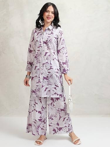 Image of Vishudh Women's Co-ord Set | Trendy Matching Set for Casual & Chic Looks | Stylish Top & Bottom Co-ord for Women