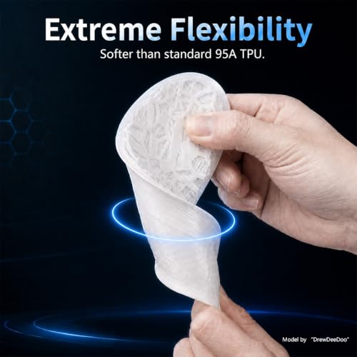 Image of Siraya Tech Flex TPU 85A 3D Printer Filament, ISO 10993 Tested, White, 1kg