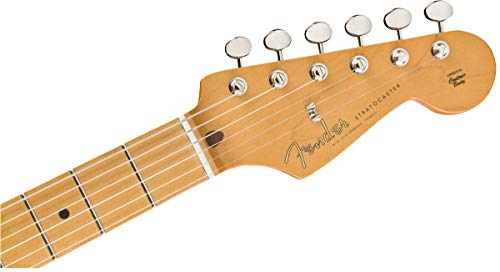 Fender Vintera Stratocaster Années 50 Modified Touche en érable Bleu Daphne - Les Beatles, Paul McCartney, John Lennon, RIngo Starr, George Harrison Fender Vintera Stratocaster Années 50 Modified Touche en érable Bleu Daphne – Image 6