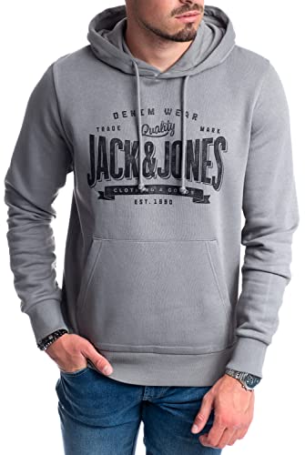 JACK & JONES Male Kapuzenpullover Logo Kapuzenpullover (Sedona Sage Mika 4, S)