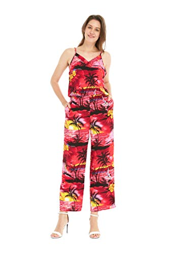 Image of Hawaii Hangover Family Matching Hawaiian Clothes, Sunset Red | Family matching Hawaiian outfits, Sunset Red, lightweight rayon, machine washable, tropical floral print, luaus, cruises