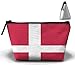 Produktbild Flagge von Dänemark Oxford-Tuch-Wäsche-Make-upbeutel-Damen-Toilettenartikel-Kosmetiktasche