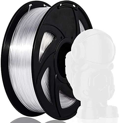 Image of Ender 1.75mm PETG 3D Printer Filament-1KG Spool(2.2lbs), Diameter Accuracy + /- 0.03mm,Smooth Printing Filament, P-PETG-1kg-Clear