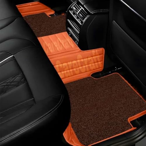 Image of Mr Mattie 7D Car Floor Mats Compatible with Vinfast VF6 2026, Tan /Coffee