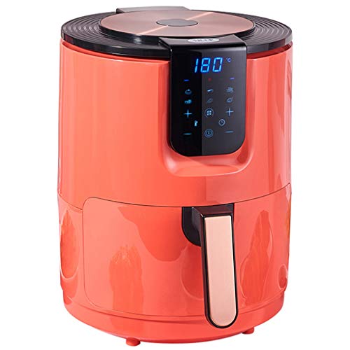 ZYCSKTL Power air Fryer Emeril Air Fryer,Household Intelligent Air Fryer, Multifunctional 3.5L Large Capacity Electric Fryer, Oil-Free Low-Fat Fries Machine (Color : Red, Size : 25 * 25 * 33cm)